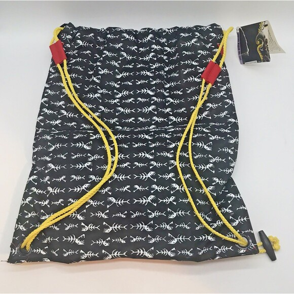 NEW Disney Nightmare Before Christmas Jack Pull String Bag Zip Pocket Backpack - Picture 6 of 9